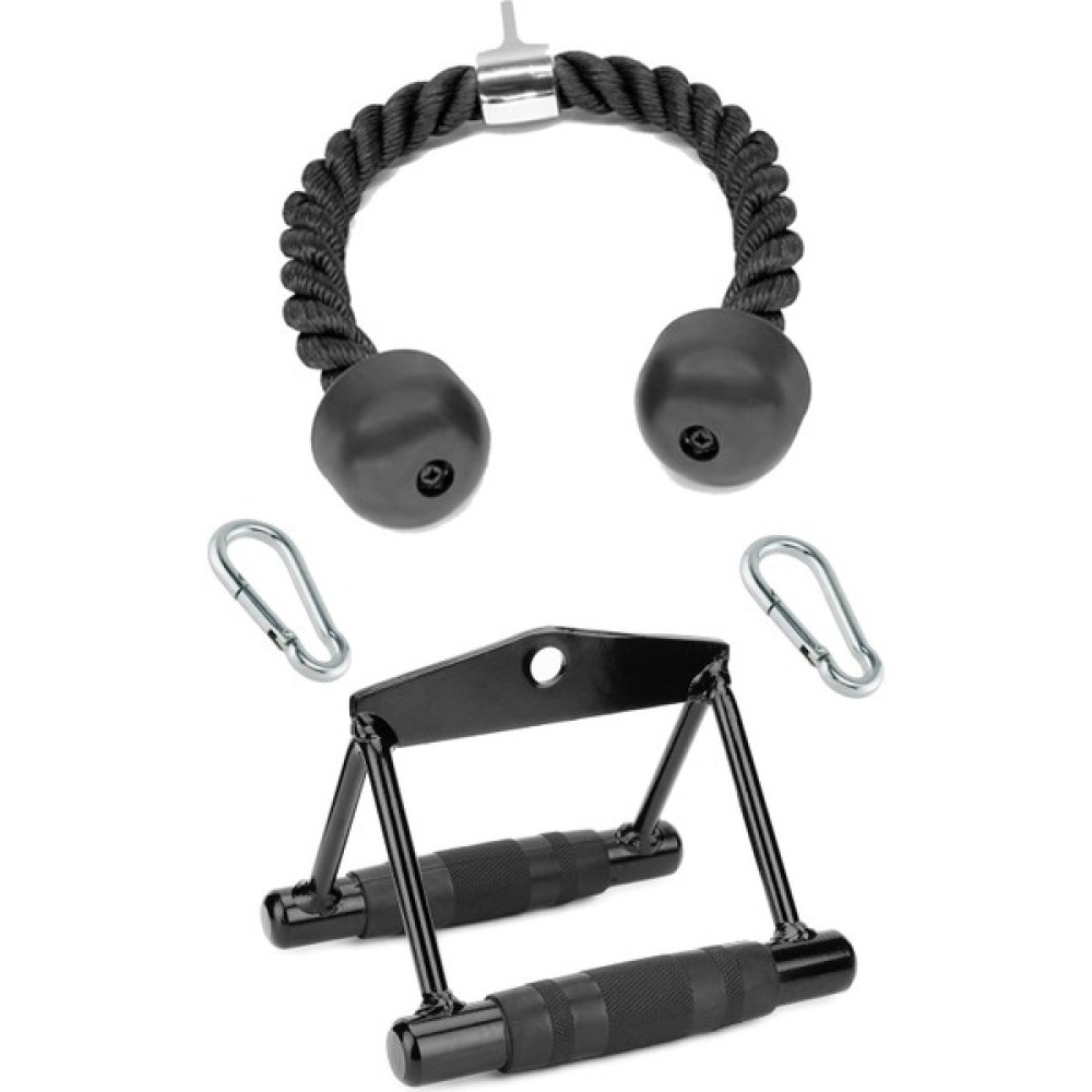 CrewSport Triceps Halat - Rowing Bar - Triceps Rope - Seated Row - Chinning Bar Cable Crossover Aparat Seti Dambıllar & El / Ayak Ağırlıkları Fiyatı