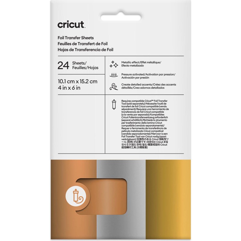 Cricut Crıcut 2011969 Transfer Folyo Sayfa 10X15CM 24 Sayfa Metalik SSD / Solid State Drive Fiyatı
