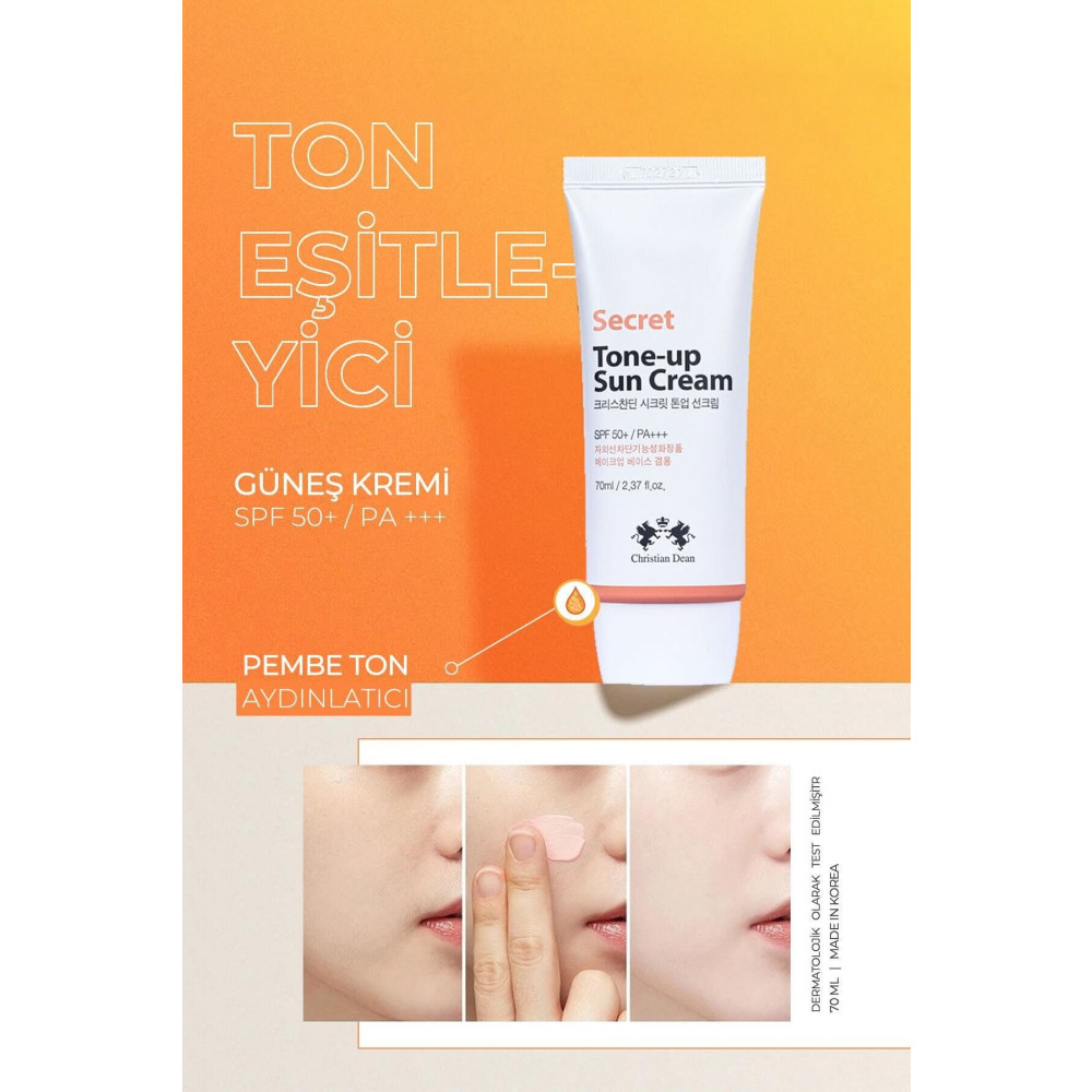 Cristian Dean Ton Eşitleyici Bitkisel Kompleks Güneş Kremi Christian Dean Secret Tone-up Cream Güneş Kremleri ve Losyonları Fiyatı