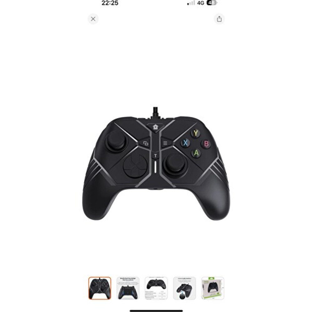 Crk Teknoloji Xbox One + Pc Wired Kablolu Gamepad Oyun Kolu - Siyah Xbox Oyun Kolu ve Aksesuarları Fiyatı