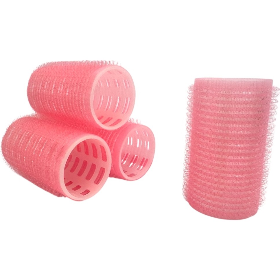 Croc 4lü Küçük Boy Plastik Bigudi Pembe CB21 - Cırtlı Yapışkanlı Saç Bigudisi Diğer Fiyatı