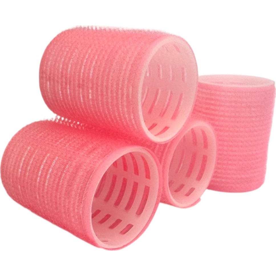 Croc 4lü Orta Boy Plastik Bigudi Pembe CB22 - Cırtlı Yapışkanlı Saç Bigudisi Diğer Fiyatı