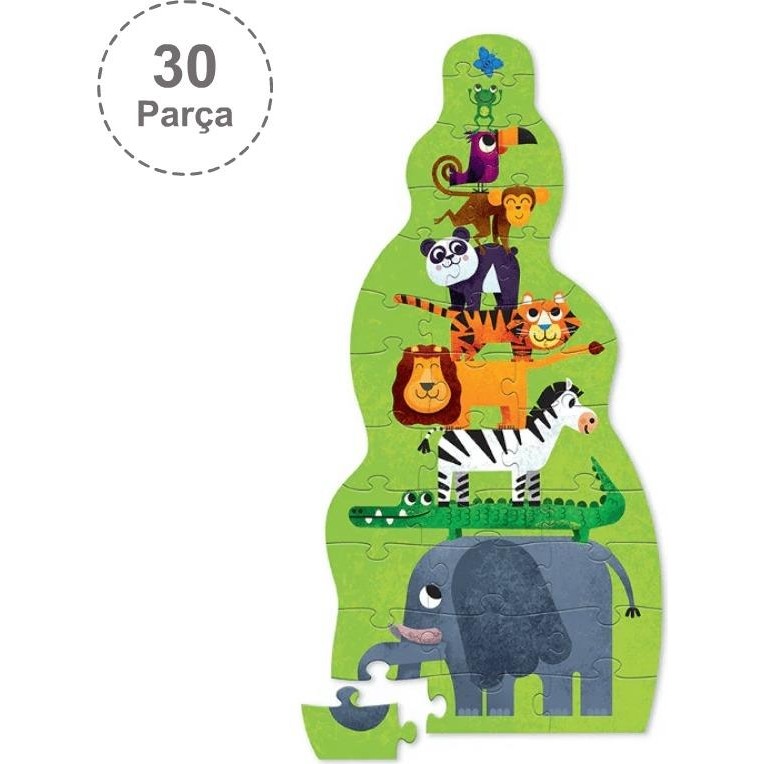 Crocodile Creek Dev Kule Puzzle - 30 Parça - Orman Anne Bebek Oyuncak Fiyatı