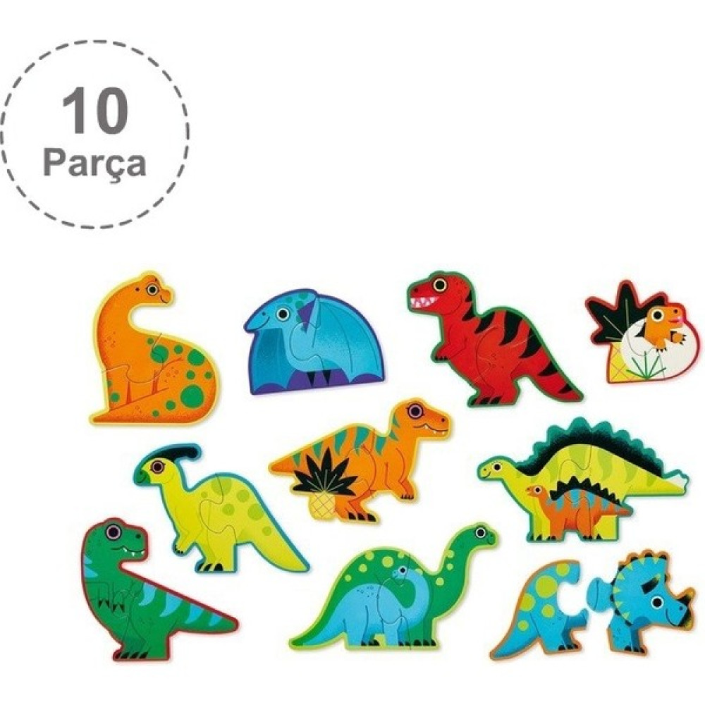 Crocodile Creek İlerleyen Puzzle - Dinozorlar Eğitici Oyuncak Fiyatı