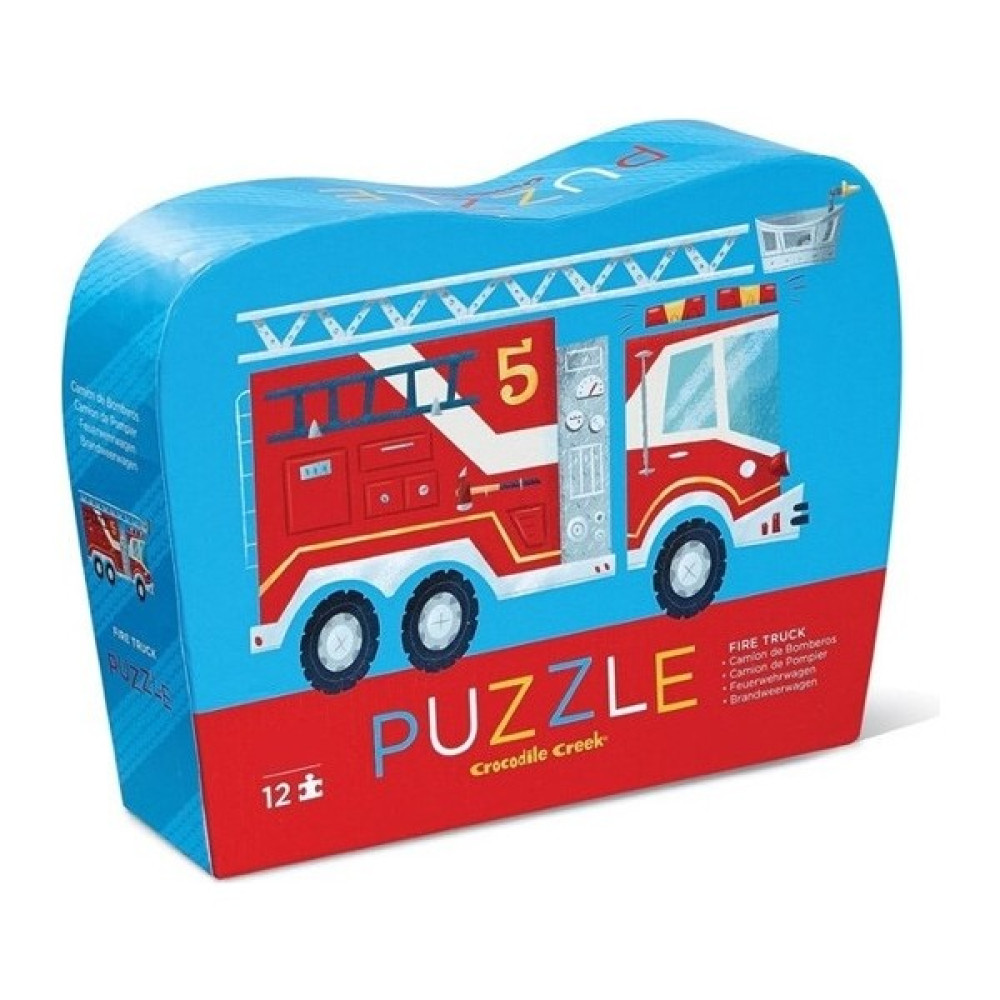 Crocodile Creek Mini Puzzle - 12 Parça - İtfaiye Eğitici Oyuncak Fiyatı