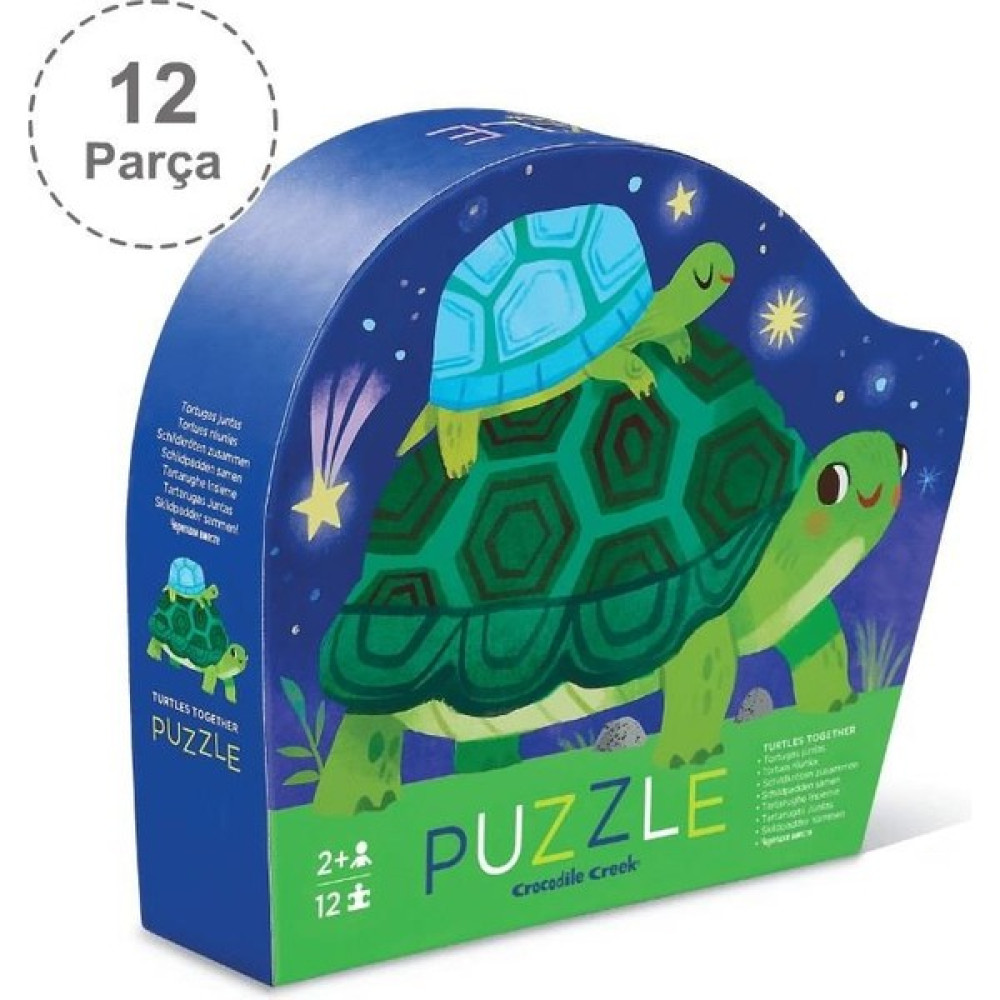 Crocodile Creek Mini Puzzle - 12 Parça - Kaplumbağalar Eğitici Oyuncak Fiyatı