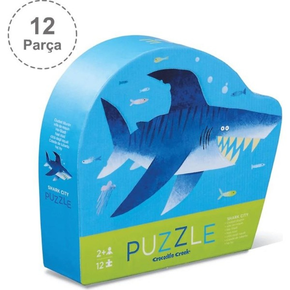 Crocodile Creek Mini Puzzle - 12 Parça - Köpekbalığı Şehri Eğitici Oyuncak Fiyatı