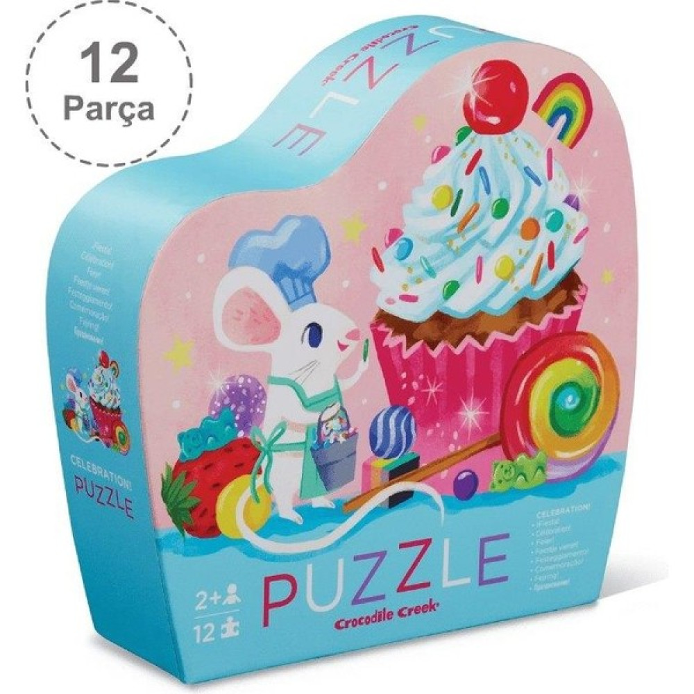 Crocodile Creek Mini Puzzle - 12 Parça - Kutlama Eğitici Oyuncak Fiyatı