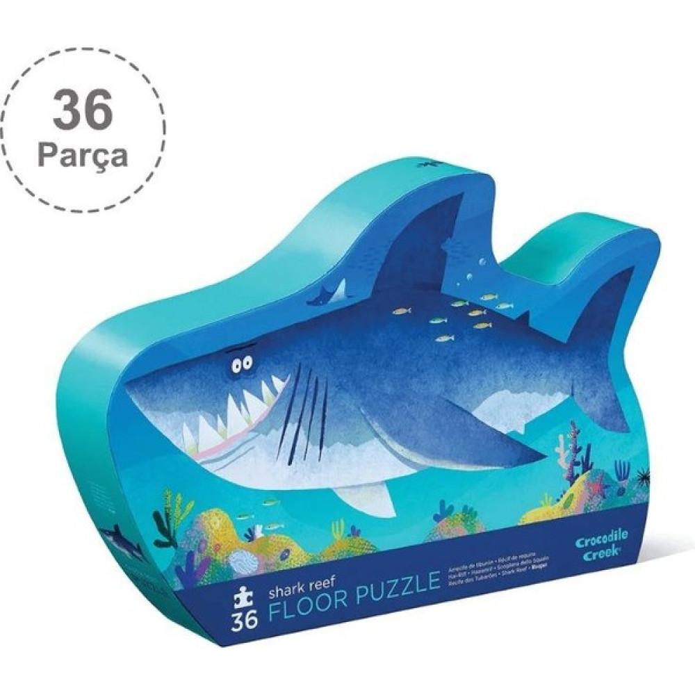 Crocodile Creek Puzzle - 36 Parça - Köpekbalığı Resifi Eğitici Oyuncak Fiyatı
