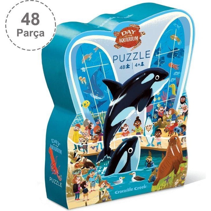 Crocodile Creek Puzzle - 48 Parça - Akvaryumda Bir Gün Anne Bebek Oyuncak Fiyatı
