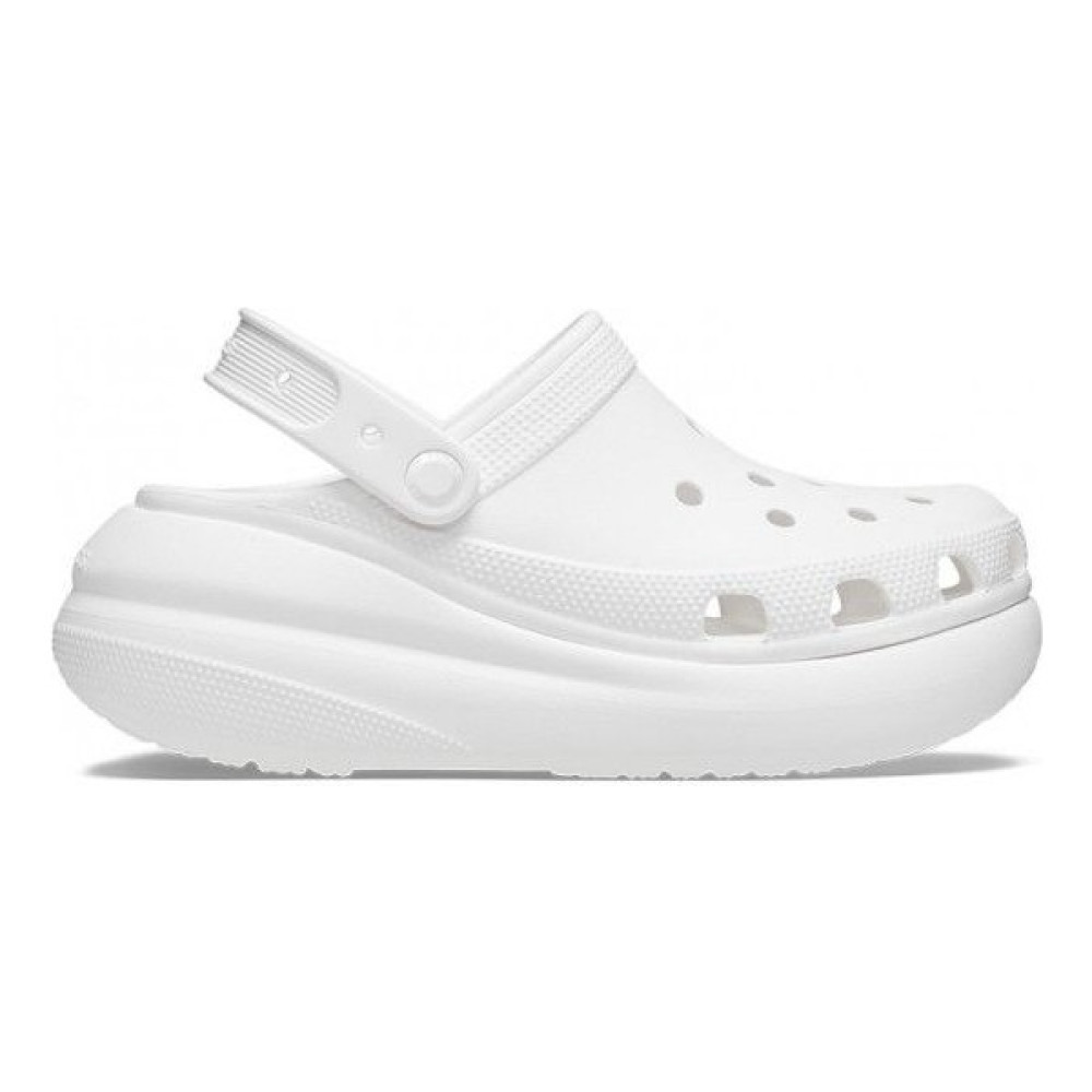 Crocs Classic Crush Clog Kadın Beyaz Terlik 207521-10010 Kadın Terlikleri ve Sandaletleri Fiyatı