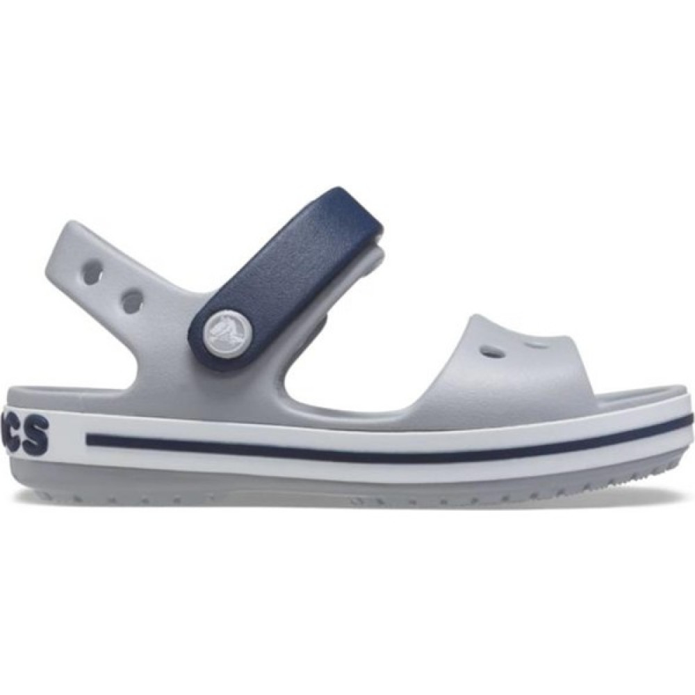 Crocs Crocband Sandals Bebek Terlik 12856-01U Light Grey/navy Erkek Çocuk Terlik & Sandaleti Fiyatı