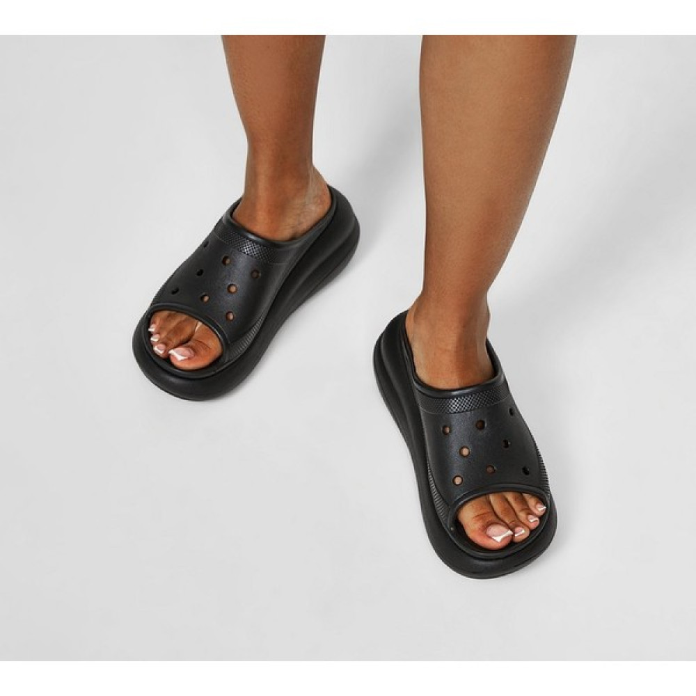 Crocs Crush Slide Black/noir Kadın Terlikleri ve Sandaletleri Fiyatı