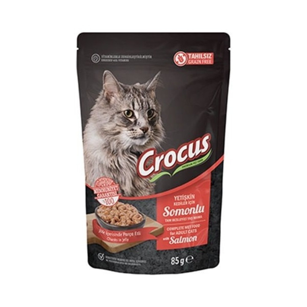 Crocus Tahılsız Pouch Jöleli Somonlu Yavru Konserve Kedi Maması 85 gr - 1 Evcil Hayvan Ürünleri Fiyatı