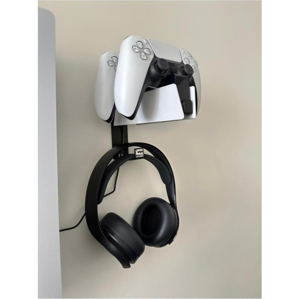 Crodle Ps5 Dualsense Şarj Istasyonu Için Duvar Standı Joystick Konsol Tutacağı ve Kulaklık Standı PlayStation 5 PS5 Oyunları Fiyatı