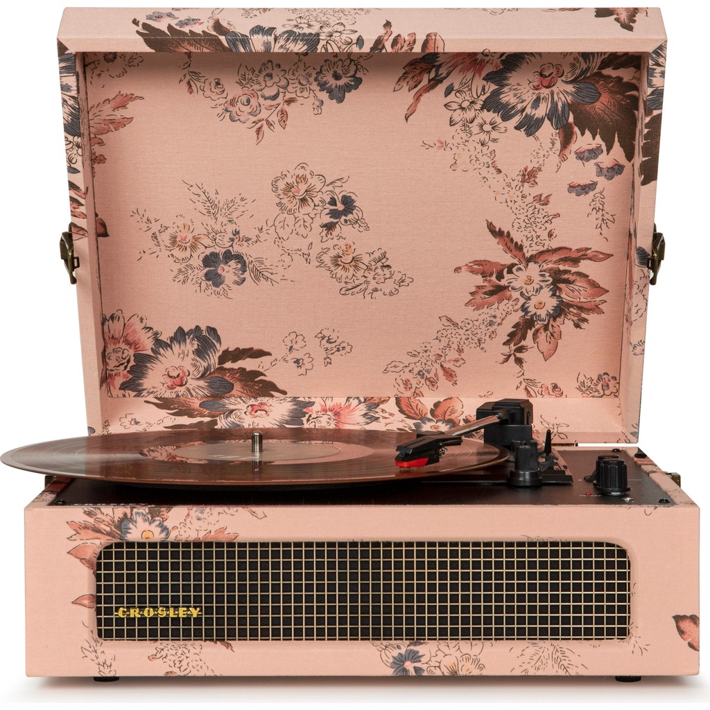 Crosley Vintage Bluetooth Alıcılı ve Taşınabilir Müzik Pikap - Pembe Desenli Diğer Fiyatı