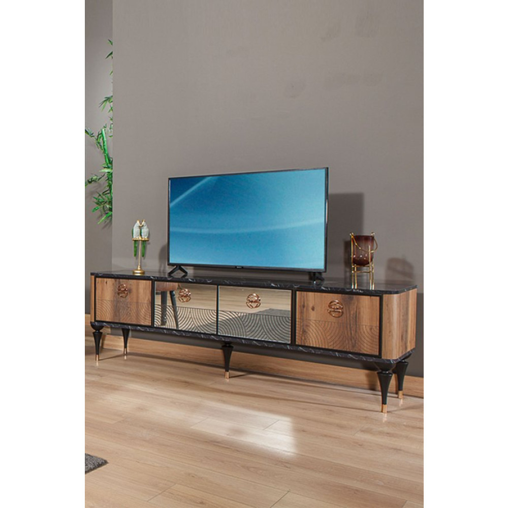 Cross 182X44 Kapakli Tv Unitesi - Lidya/Bendir Tv Ünitesi / Sehpası Fiyatı