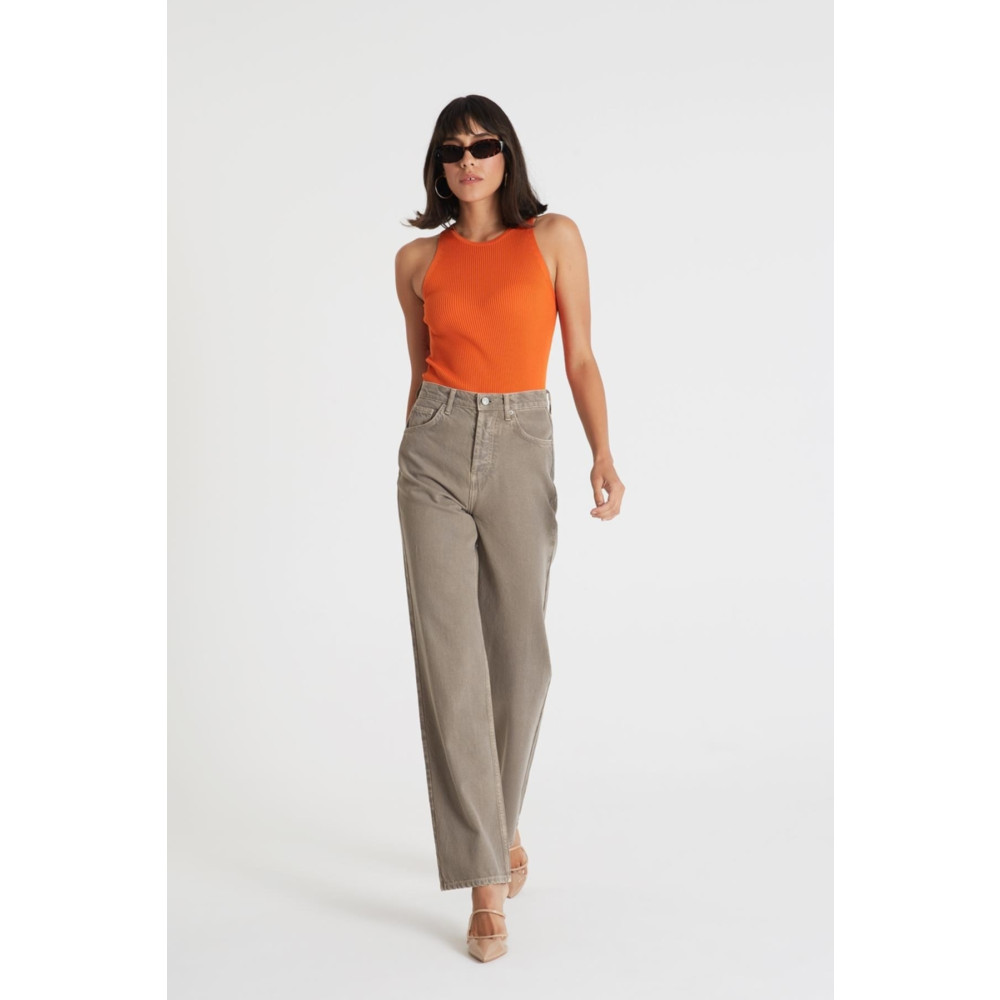 CROSS JEANS Diana Vizon Yüksek Bel Dad Straight Fit Jean Pantolon C 4517-033 28/34 Beden Bayan Jeans / Kot Pantolon Fiyatı