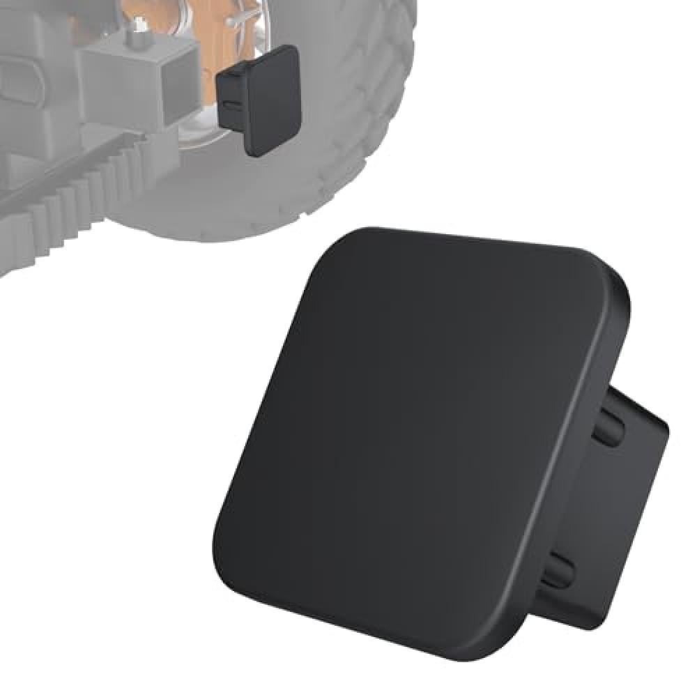 CROSSHIP 2" Trailer Hitch Cover Tube Cover Plug Cap Rubber, Hitch Cover Fits Class 3 4 5 Replacement for Toyota Ford GMC Jeep Chevy Nissan Dodge Ram Audi BMW Porsche Mercedes Polaris Ranger ATV UTV