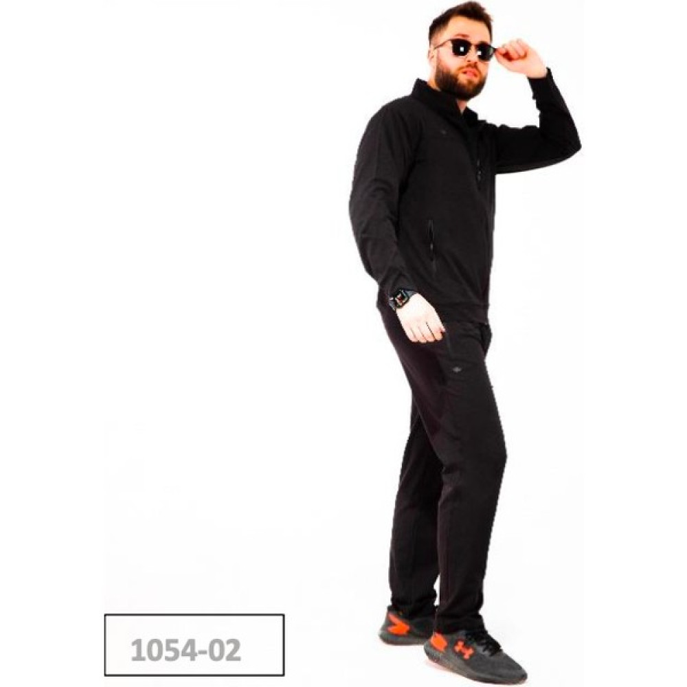 Crosstime 1054 Erkek Armürlü Likra Siyah Erkek Eşofman Takımı Erkek Eşofman Fiyatı