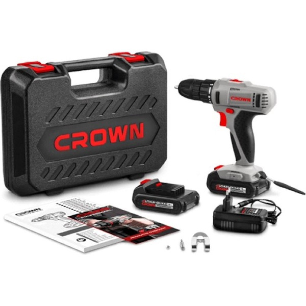 Crown CT21055L 14.4V 1.5 Ah Li-Ion Çift Akülü Darbesiz Şarjlı Matkap Vidalama Elektrikli El Aletleri Fiyatı