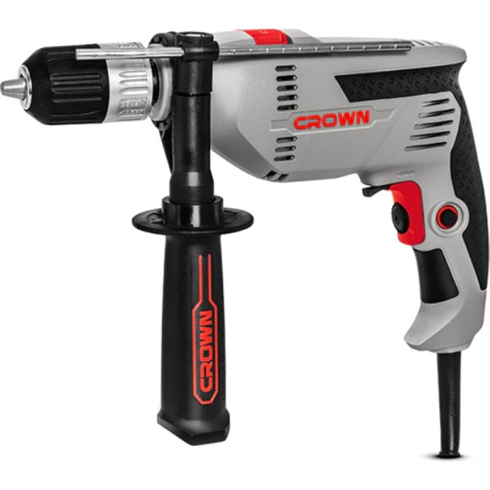 Crown Darbeli Matkap 750W CT10129C Devir Ayarlı Ergonomik Elektrikli Matkap Matkaplar Fiyatı