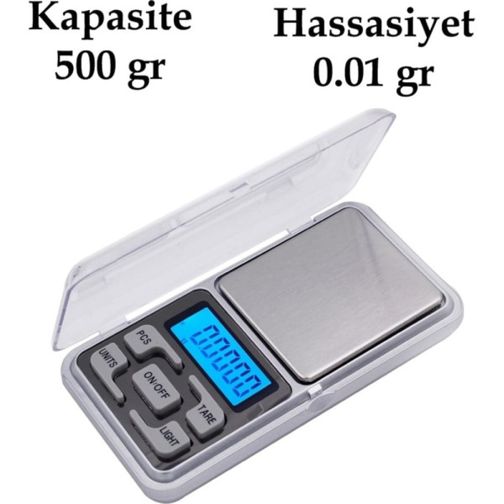 Crown Dijital Göstergeli Hassas Elektronik Kuyumcu Cep Terazisi (500 Gr-0.01) Diğer Test ve Ölçüm Cihazları Fiyatı