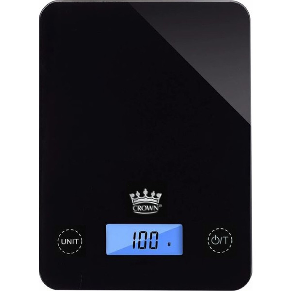 Crown Dijital Siyah Cam Mutfak Terazisi 5 kg Mutfak Tartıları / Terazileri Fiyatı