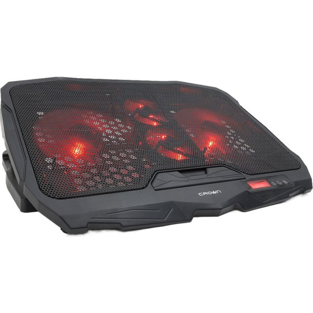 Crown Micro Cmls-01 Red 4 Fanlı LED Aydınlatmalı LCD Gösterge Panelli,notebook Soğutucu Dizüstü Bilgisayar Aksesuarları Fiyatı