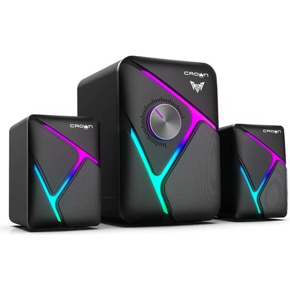 Crown Micro CMS-204 2.1 Rgb Aydınlatmalı Hoparlör Ses Sistemi Bilgisayar Speaker Fiyatı