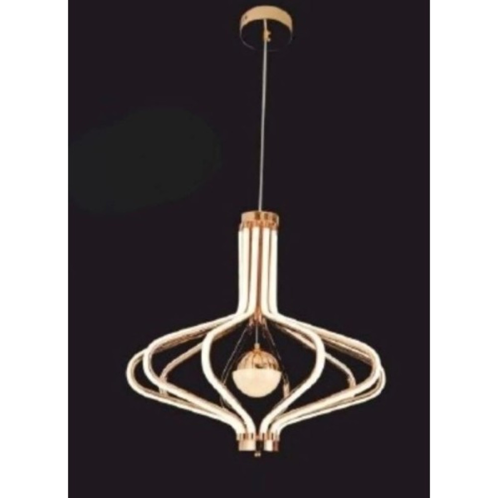 Crsytal Palace LED Avize - Ledli Avize - Tekli Sarkıt Avize - Salon Avizesi - Ledli Lamba - 45*100CM Avize Fiyatı