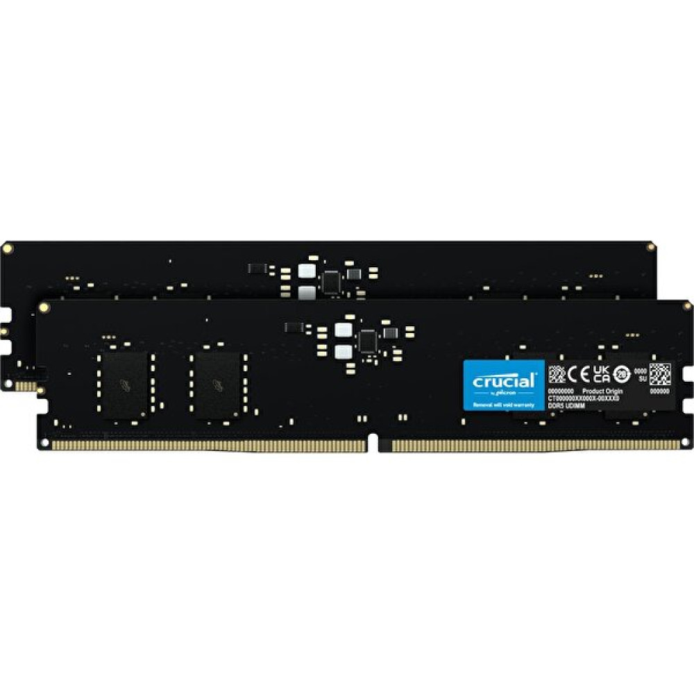 Crucial CT2K8G48C40U5 - 16GB Kit (2X8GB) DDR5-4800 Udımm Pc Ram Bellek CL40 RAM Bellekler Fiyatı