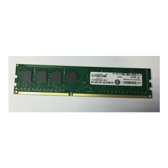 Crucial Value 8 GB CT102464BA160B RAM Bellek
