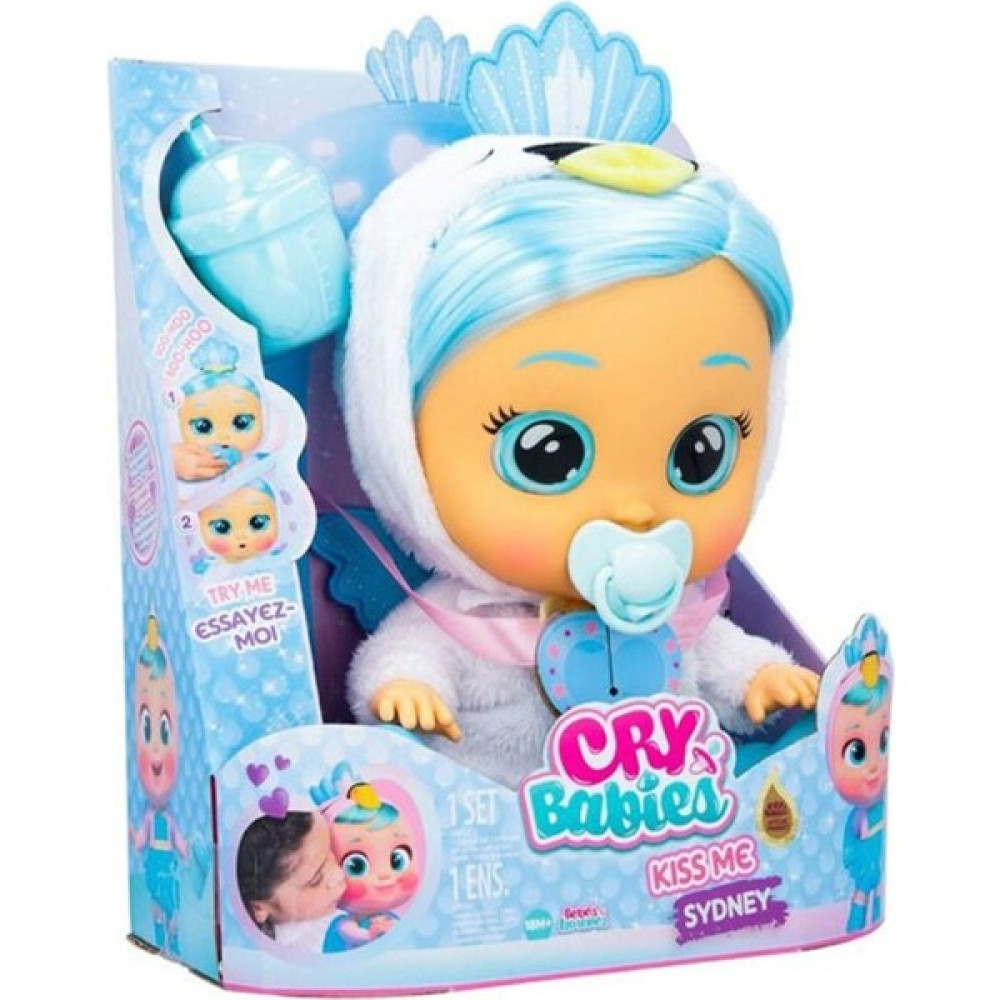 Cry Babies Sydney Öpücük Bebeğim CYB22000 - Açık Mavi Bebek Oyuncakları Fiyatı