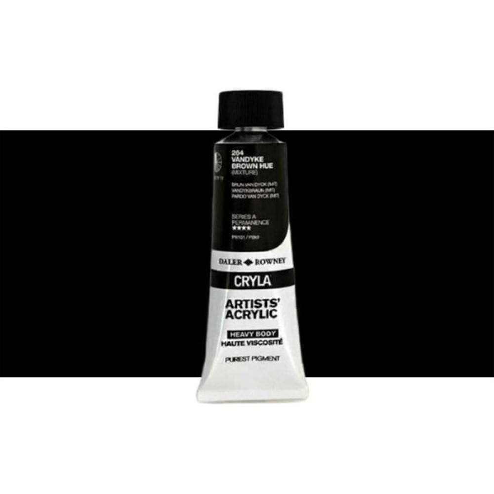 Cryla Heavy Body Artists' Akrilik Boya 75ML N:264 Vandyke Brown Hue Akrilik Boya Fiyatı