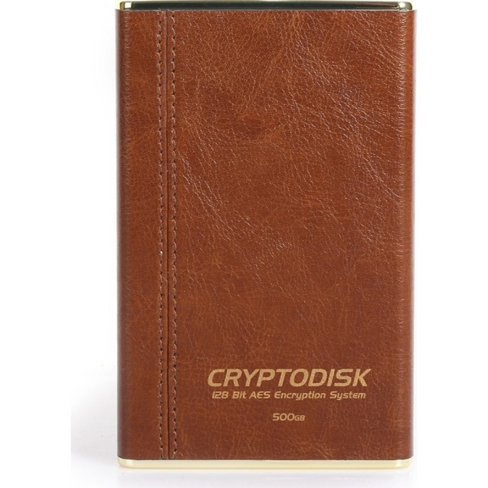 Cryptodisk PRO 500GB 2.5" Şifreli Taşınabilir Disk - Kahverengi Taşınabilir Hard Diskler Fiyatı