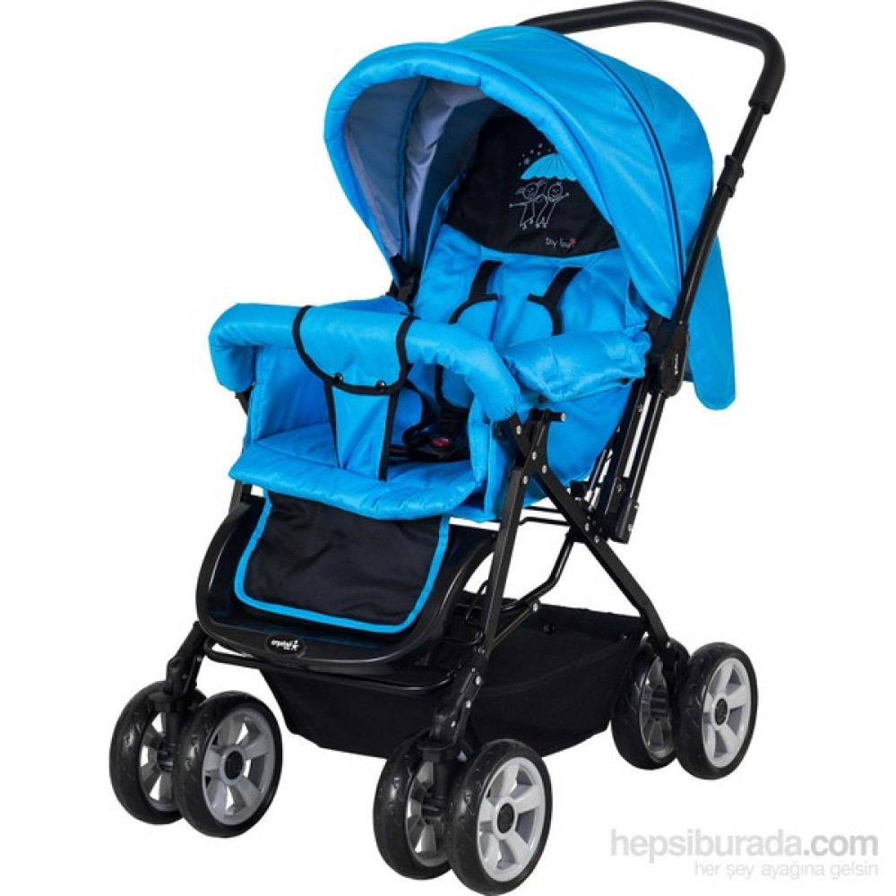 Crystal Baby 212 Mega Bebek Arabası - Mavi Bebek Arabası-Puset Aksesuarları Fiyatı
