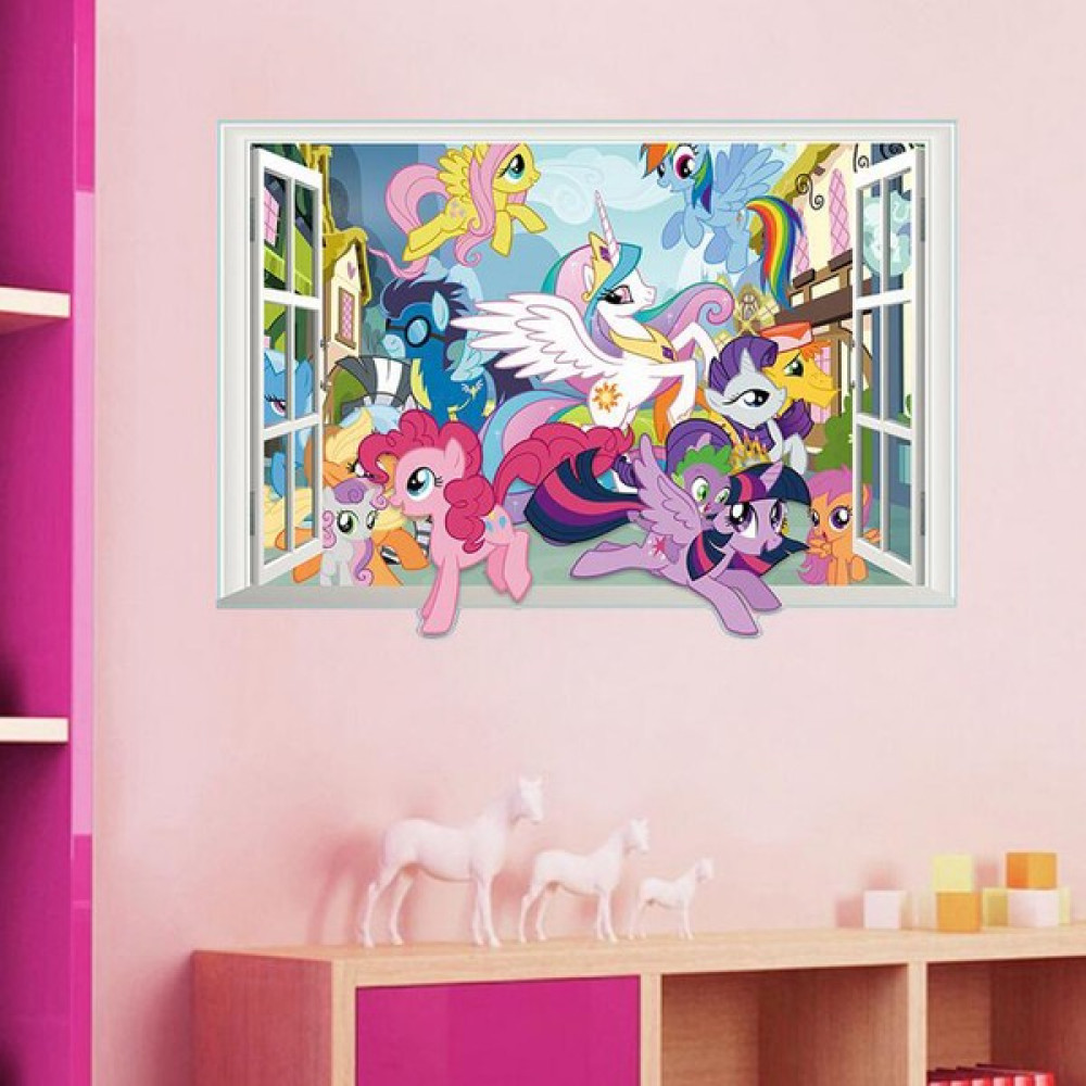 Crystal Kids Pony Midilli Bebek ve Kız Çocuk Odası Duvar Sticker Bebek Odası Duvar Süsü Fiyatı
