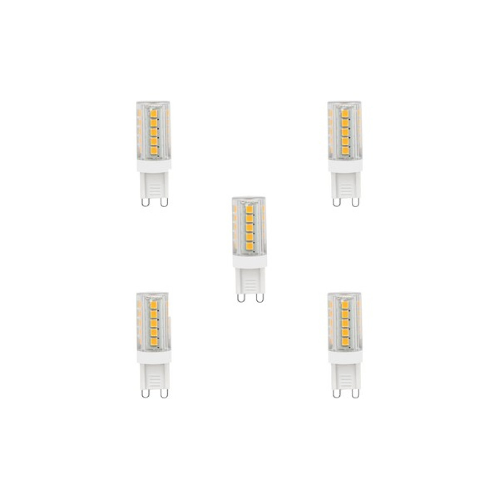 Crystal Palace 5 Adet G-9 Tip Ledli Kapsül Ampul 3000 K LED Ampul 3W %90 Tasarruflu LED G9 Avize Ampulü Gün Işığı Led Aydınlatmalar Fiyatı