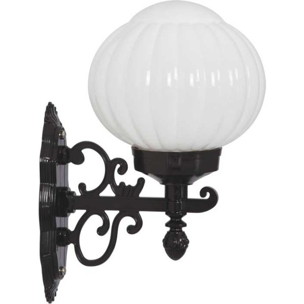 Crystal Palace Bahçe Aplik Lambası - Gloplu Aplik Karpuz Aplik 50 cm -Bahçe Aydınlatması Lambası Apliği 40CM - Siyah Aplikler Fiyatı