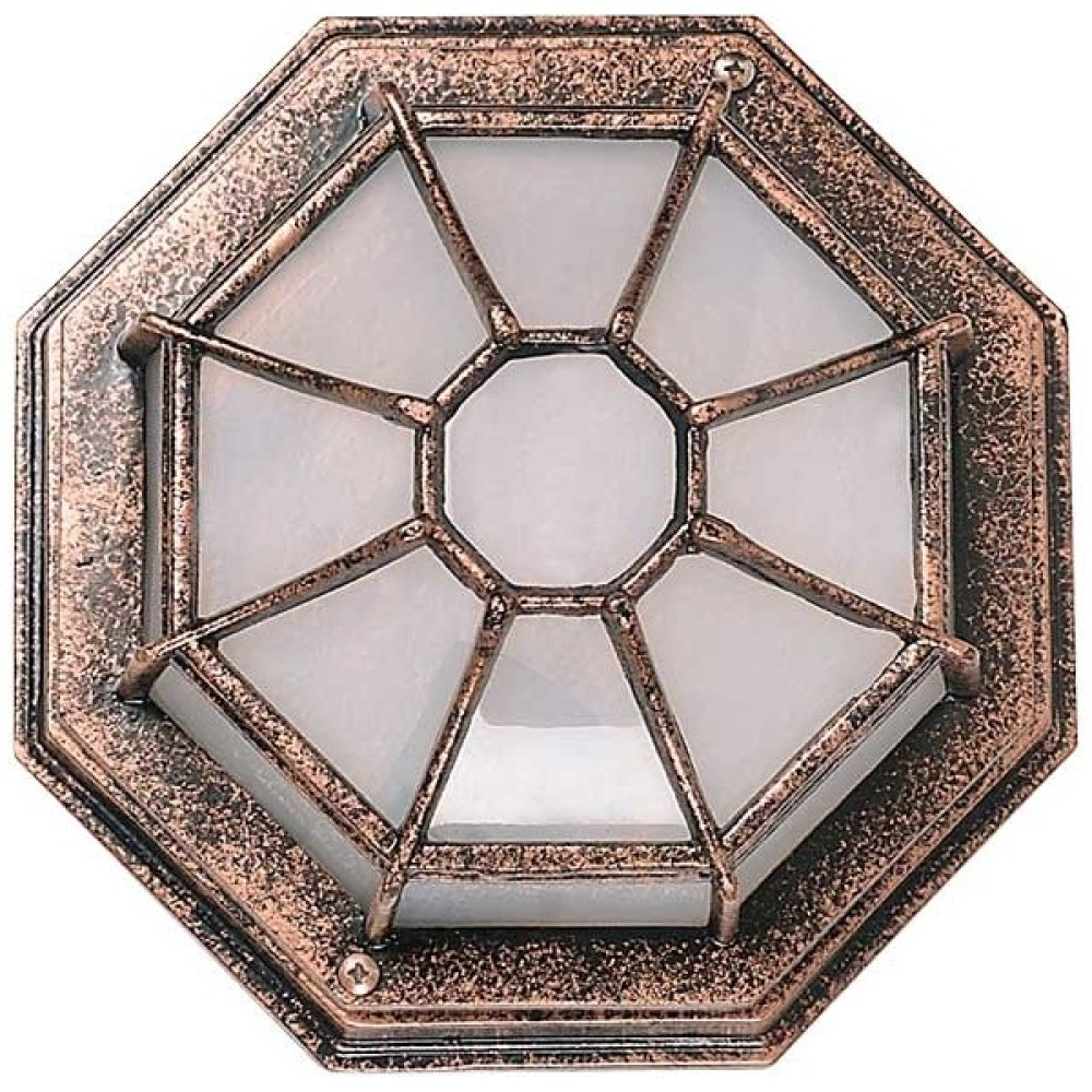 Crystal Palace Bahçe Lambası - Yuvarlak Tavan Lambası 13*27CM Metal Tavan Feneri - Balkon Teras Duvar Aydınlatması - Açık Kahverengi - 1'li Avize Fiyatı