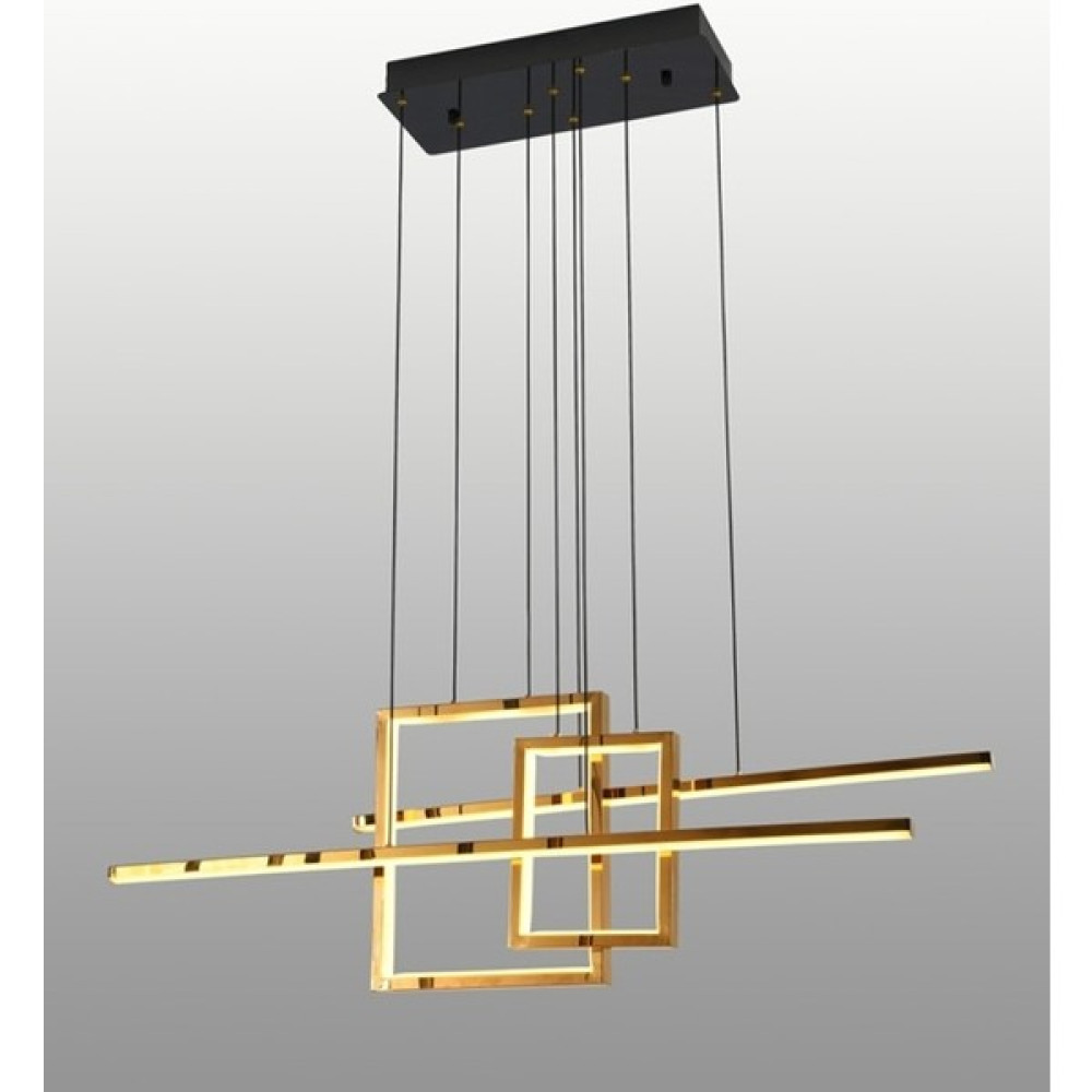 Crystal Palace Ledli Sarkıt Avize - LED Avize Gold Avize - Modern Tasarım Salon Avizesi - 120*150 cm - 3 Renk Yanar Avize Fiyatı