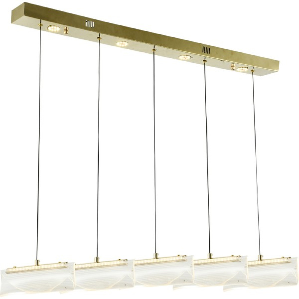Crystal Palace Sarkıt Avize - Yeni Model Ledli Avize - Tasarım Salon Avizesi - Gold 5 Başlıklı LED Avize 90*80CM Avize Fiyatı