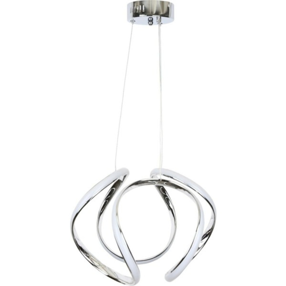 Crystal Palace Tekli Sarkıt Beyaz LED Avize - Krom Ledli Gümüş Gri Modern Avize En 35CM Elektrik Tasarrufu %90 66001 - Renkli - 1'li Avize Fiyatı