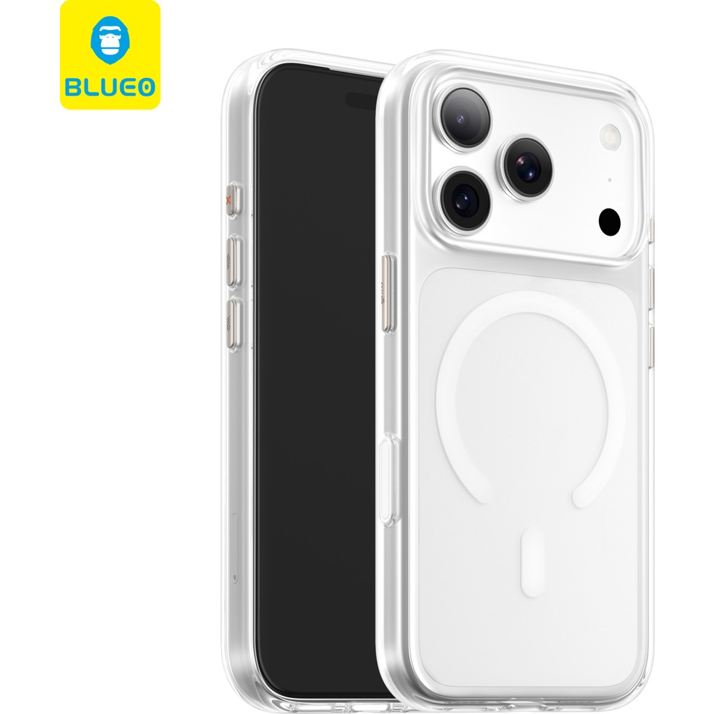 Crystal Pro iPhone 17 Pro Uyumlu Magsafe Özellikli Metal Tuşlu Sert Sararmaya Dayanıklı Kılıf - Şeffaf Cep Telefonu Kılıfı Fiyatı