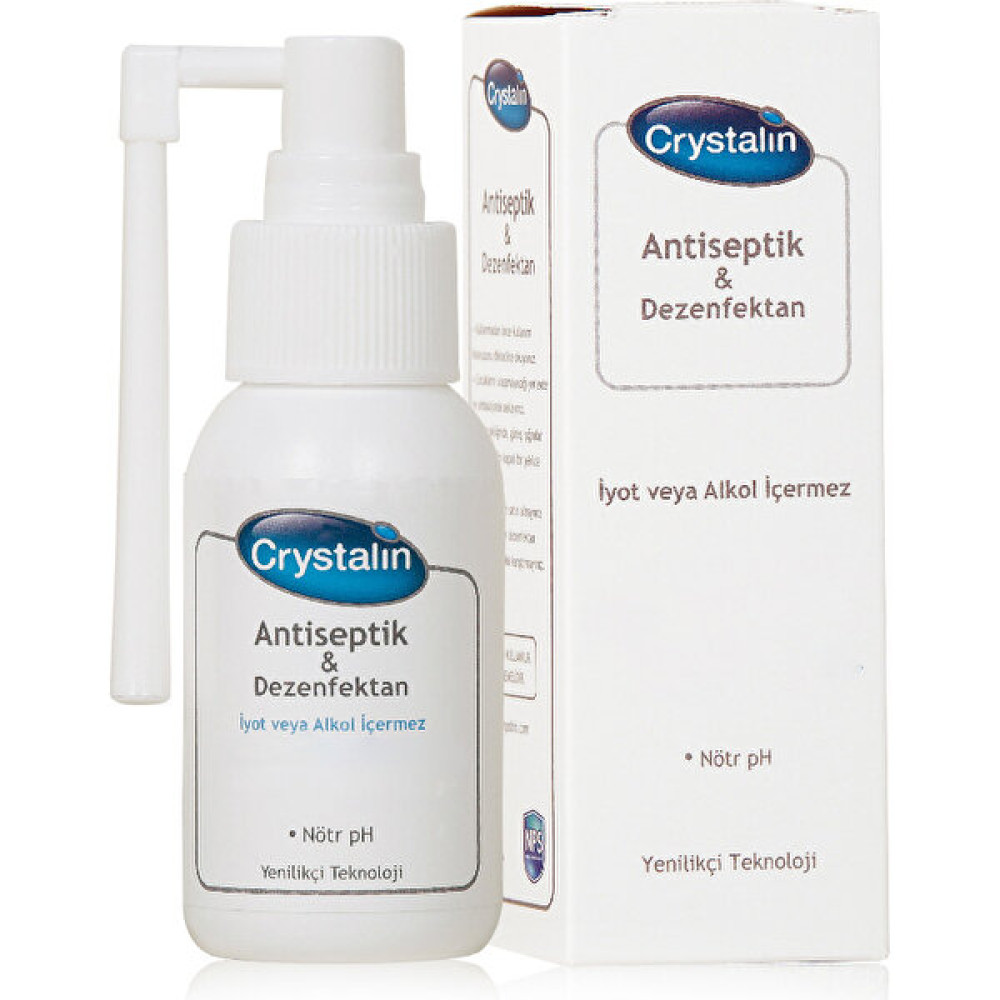 Crystalin Ağız Spreyi 50 ml Hijyen ve Temizlik Fiyatı