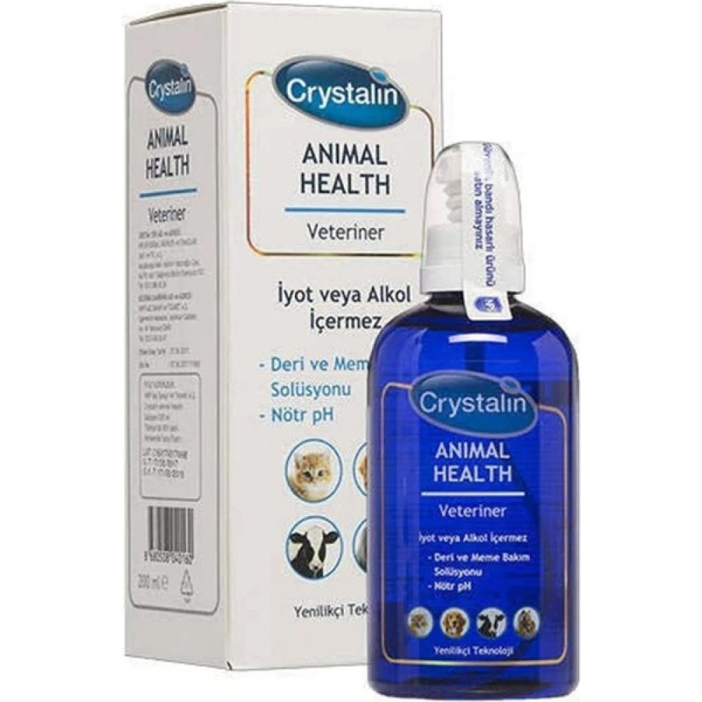 Crystalin Animal Göz ve Kulak Temizleme Solüsyonu 200ml Pufivet Evcil Hayvan Ürünleri Fiyatı
