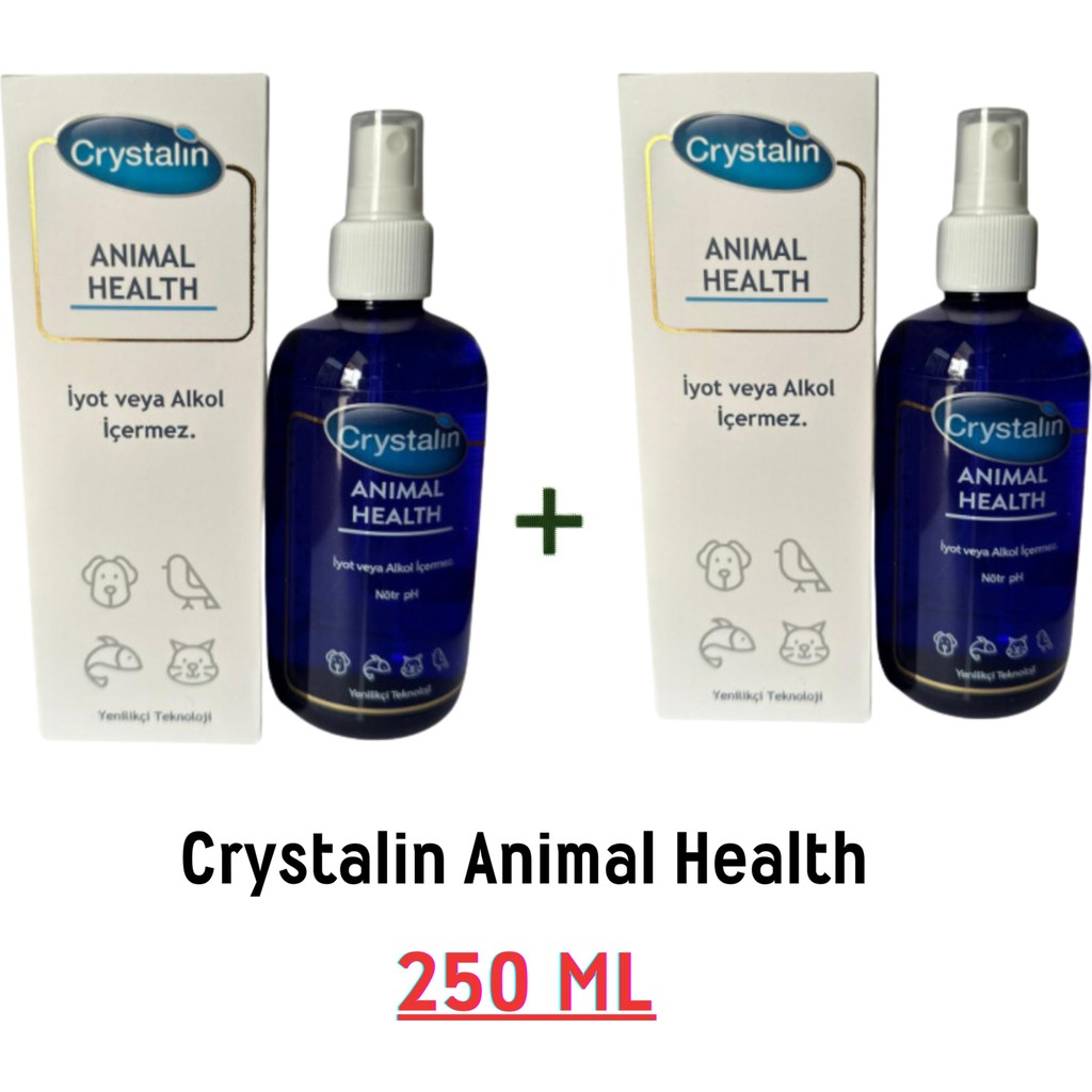 Crystalin Animal Health 250 ml x 2 / Yeni Ürün / 2026 Miatlı / Hibritplus Evcil Hayvan Ürünleri Fiyatı