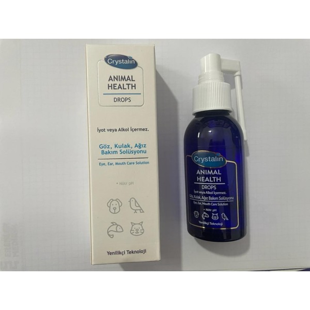 Crystalin Animal Health Göz, Kulak , Ağız Bakım SOLÜSYONU100 ml Evcil Hayvan Ürünleri Fiyatı