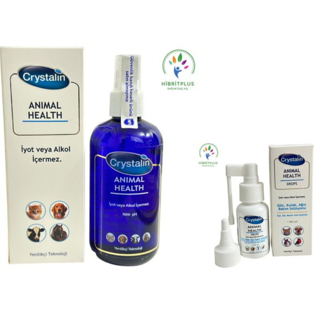 Crystalin Animal Health Hibritplus 2 Li Bakım Seti // 200ML + 50 ml // - Beyaz Evcil Hayvan Ürünleri Fiyatı